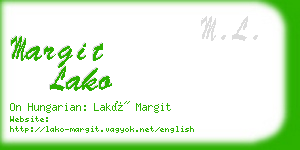 margit lako business card